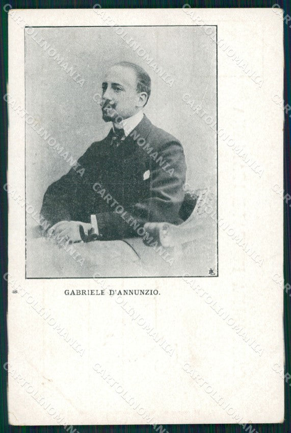 Personaggio Gabriele D'Annunzio cartolina XF6780 – fronte