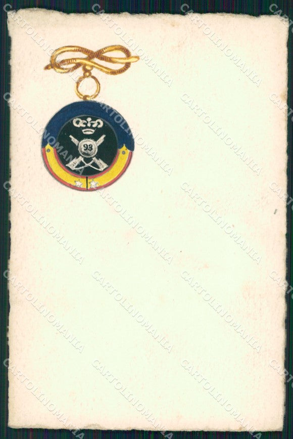 Militari Reggimentale 93º Reggimento Fanteria cartolina XF6838 – fronte