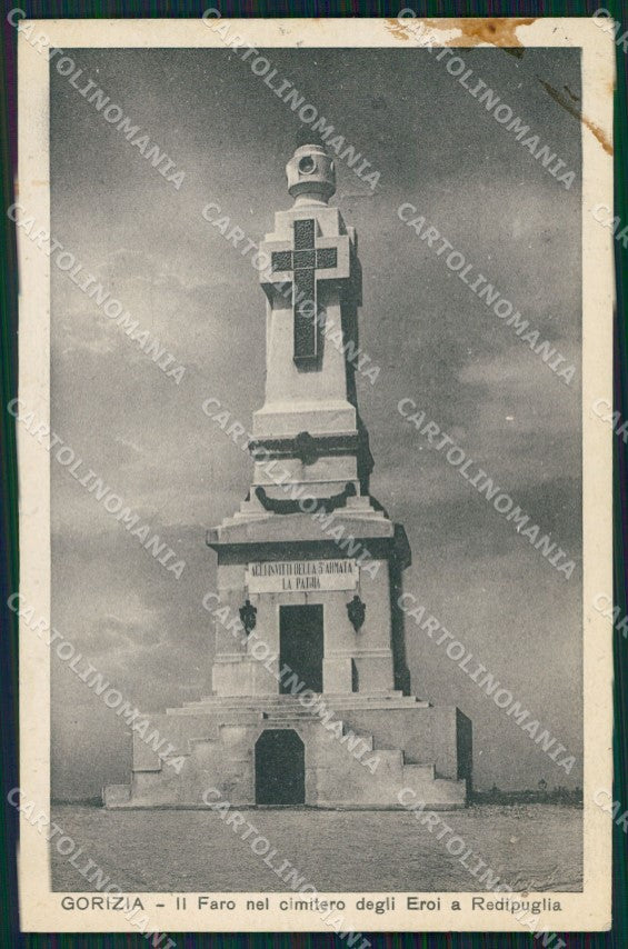 Gorizia Redipuglia Cimitero degli Eroi STRAPPINO cartolina XF6850 – fronte