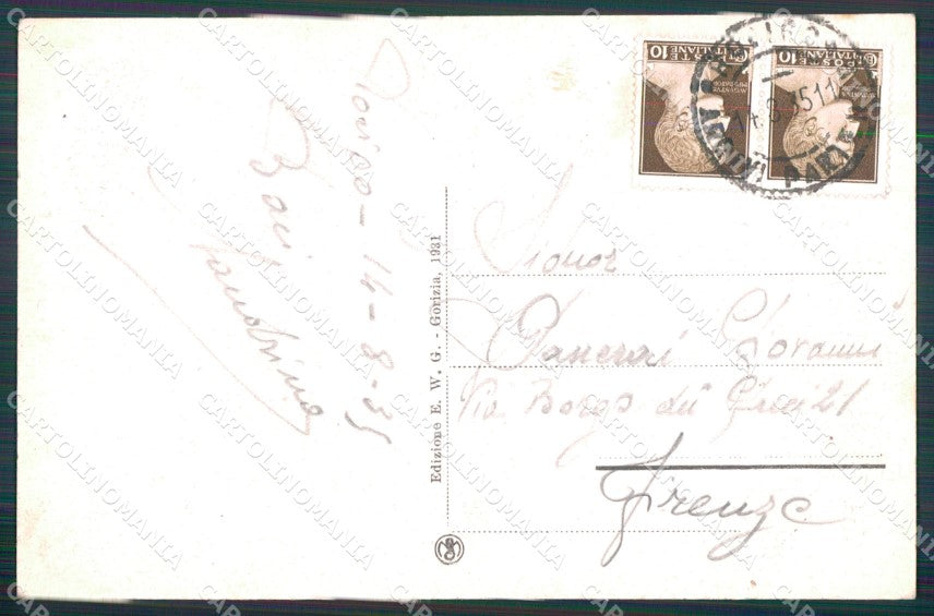 Gorizia Redipuglia Cimitero degli Eroi STRAPPINO cartolina XF6850 – retro