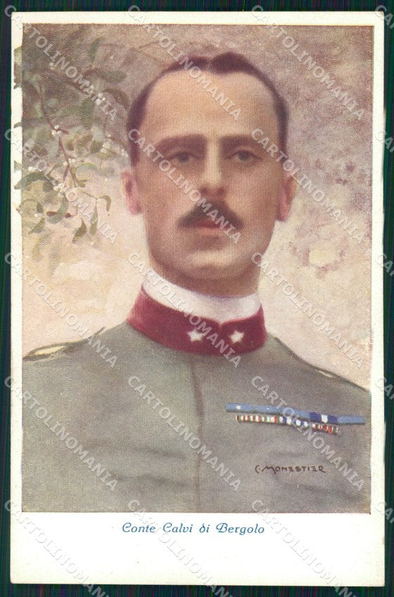 Royalty Savoia Conte Calvi di Bergolo Monestier cartolina XF6877 – fronte