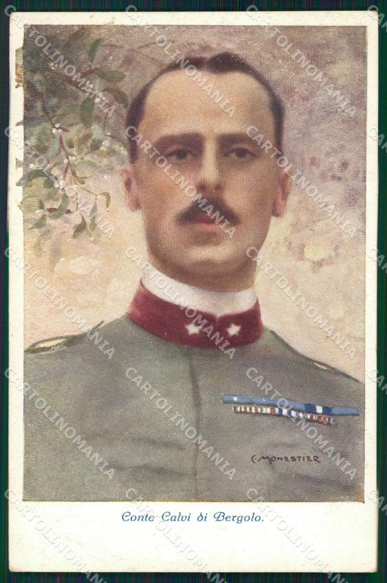 Royalty Savoia Conte Calvi di Bergolo Monestier cartolina XF6878 – fronte
