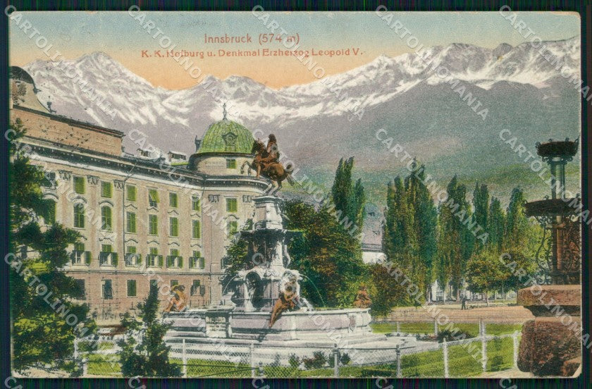 Österreich Innsbruck Annullo Posta Militare 17 cartolina XF6889 – fronte