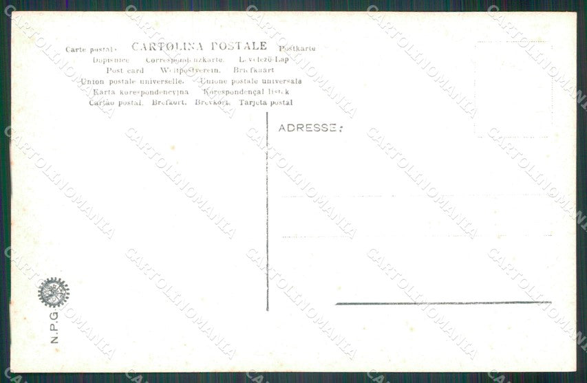 Militari Reggimentale S. Barbara Protettrice Artiglieria Genio cartolina XF6892 – retro
