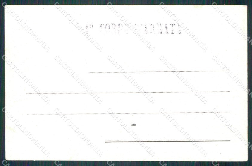 Militari Reggimentale I Corpo Armata Torino 1904 ABRASA cartolina XF6894 – retro