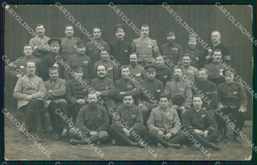 WWI Germany Mannheim Gefangenenlager Prigionieri di Guerra Foto cartolina XF6906 – fronte