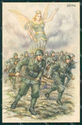 Militari Propaganda WWII WW2 Fanteria Collino cartolina XF6940 – fronte