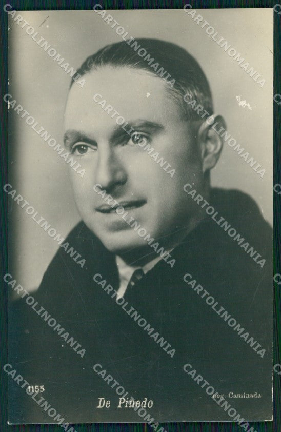 Aviazione De Pinedo Ritratto ABRASA Foto cartolina XF6974 – fronte
