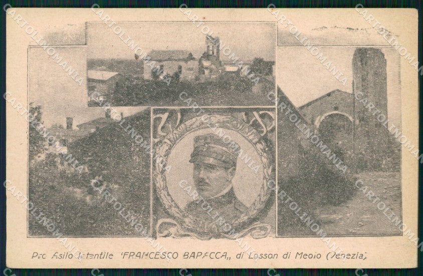 Venezia Meolo Losson Pro Asilo Infantile Francesco Baracca cartolina XF6988 – fronte