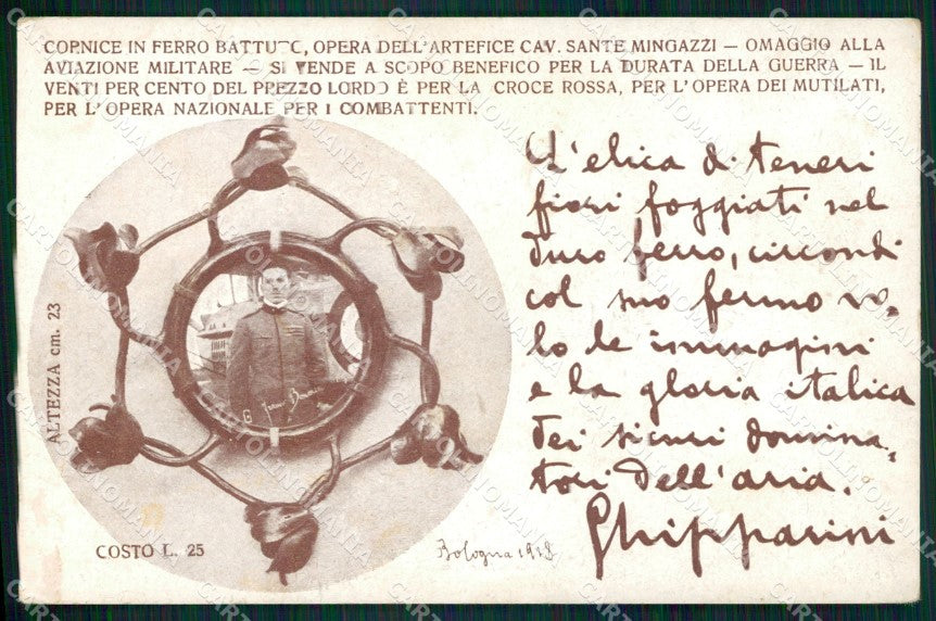 Aviazione Militare Aeronautica Baracca Beneficenza Bologna 1918 cartolina XF6992 – fronte