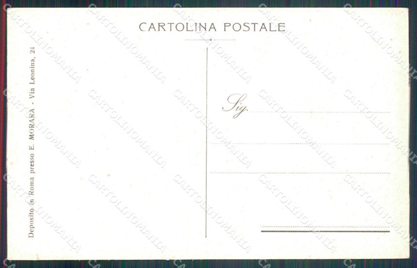 Aviazione Dirigibile Roma Ten. Rovetti Genio Novembre 1909 cartolina XF6993 – retro
