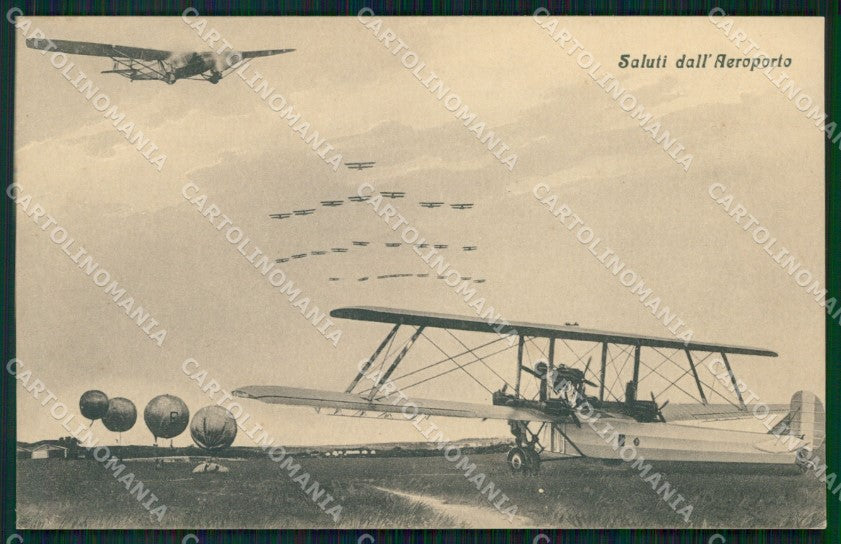 Aviazione Aeroporto Roma Centocelle ? cartolina XF7029 – fronte