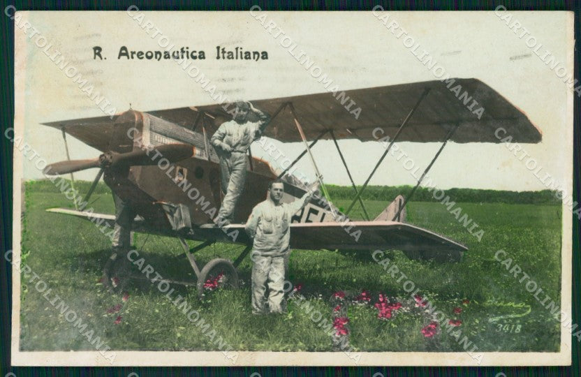 Aviazione Regia Aeronautica Italiana 1939 PIEGHINE Foto cartolina XF7055 – fronte