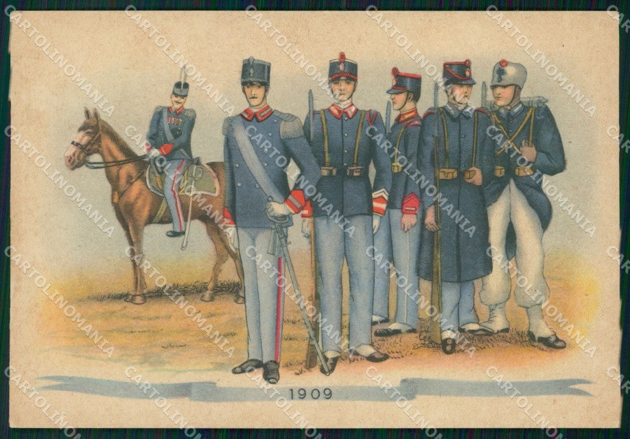 Militari Museo Storico Granatieri di Sardegna Uniformi Duval FG cartolina XF7223 – fronte