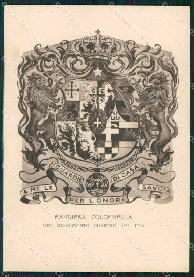 Militari Museo Storico dei Granatieri Bandiera Colonnella FG cartolina XF7225 – fronte