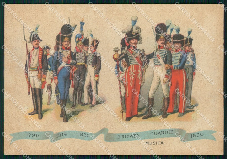 Militari Museo Storico Granatieri di Sardegna Uniformi Duval FG cartolina XF7229 – fronte
