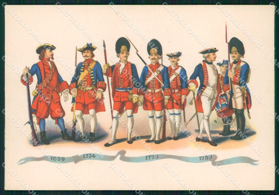 Militari Granatieri Sardegna Albania Uniformi Duval FG cartolina XF7237 – fronte