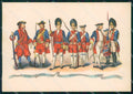 Militari Granatieri Sardegna Albania Uniformi Duval FG cartolina XF7242 – fronte