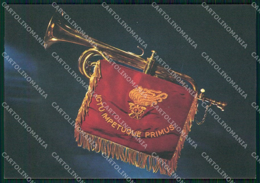 Militari 1º Reggimento Bersaglieri Corazzato FG cartolina XF7261 – fronte