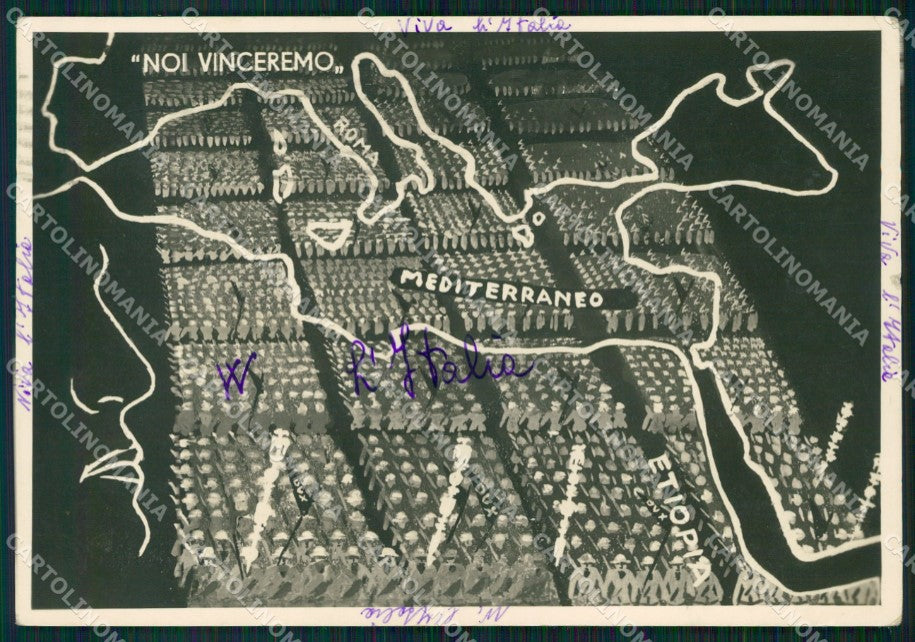 Militari Fascismo Propaganda FG cartolina XF7263 – fronte