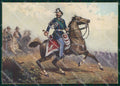 Militari Reggimento Corazzato Lancieri Vittorio Emanuele II FG cartolina XF7274 – fronte