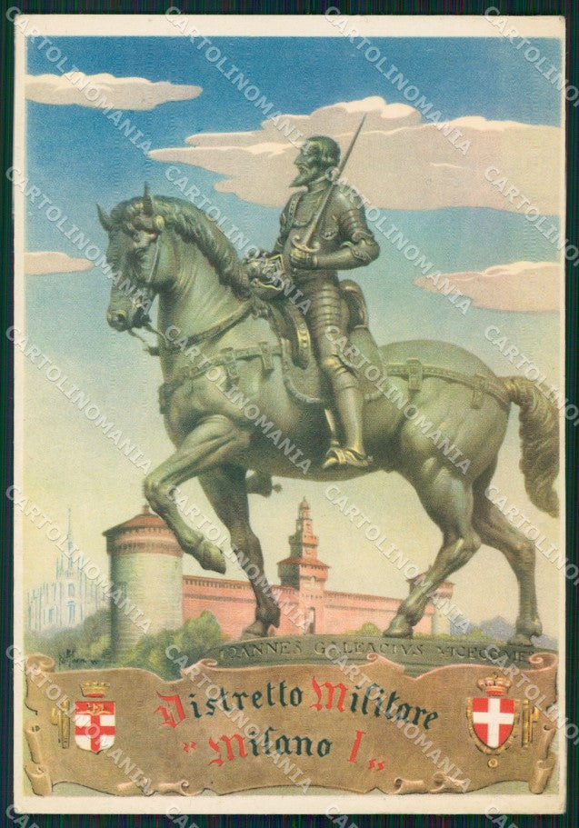 Militari 23º Distretto Militare di Milano FG cartolina XF7319 – fronte