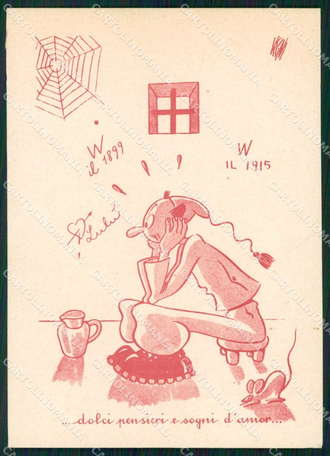 Militari Bersaglieri Caricature Vegni FG cartolina XF7373 – fronte