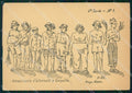 Militari Coloniale Enrico D'Elia Geneifa Bersaglieri FG cartolina XF7399 – fronte