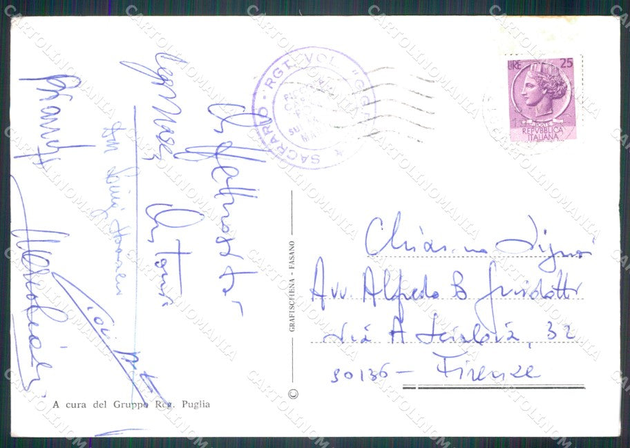 Mantova Punti Mincio Sacrario Regg. Vol. GG. FF. PIEGHINA FG cartolina XF7420 – retro