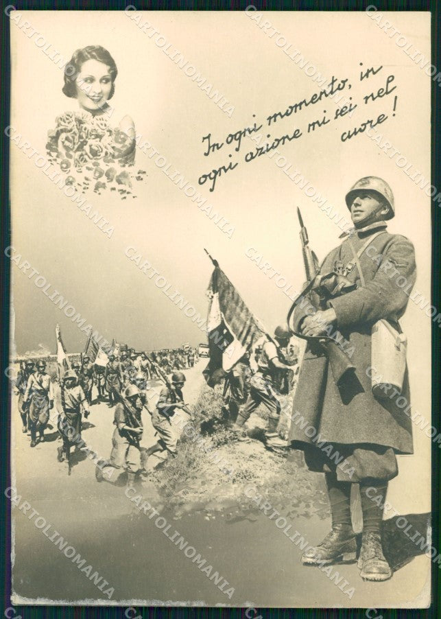 Militari Propaganda WW2 WWII ABRASA Foto FG cartolina XF7469 – fronte