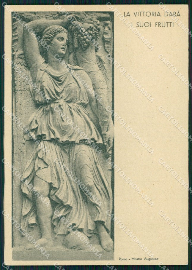 Militari Franchigia Roma Mostra Augustea FG cartolina XF7472 – fronte