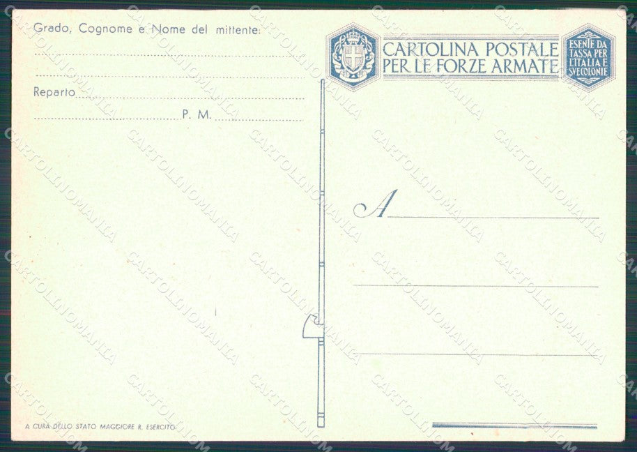 Militari Franchigia Roma Mostra Augustea FG cartolina XF7472 – retro