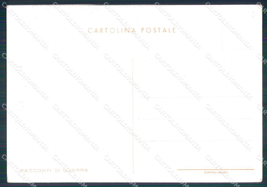 Militari Propaganda WWII Pasqua Racconti di Guerra Nanni FG cartolina XF7481 – retro