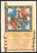 Militari Cavalleggeri di Saluzzo PIEGHINA FG cartolina XF7486 – fronte