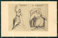 WW1 WWI Propaganda Kaiser Wilhelm France cartolina postcard XF7603 – fronte