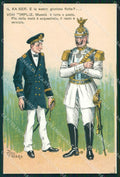 WW1 WWI Propaganda Kaiser Wilhelm cartolina postcard XF7691 – fronte