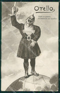 WW1 WWI Propaganda Kaiser Wilhelm Otello RPPC cartolina postcard XF7734 – fronte