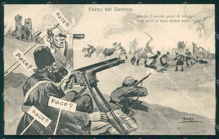 WW1 WWI Propaganda Russia cartolina postcard XF7844 – fronte