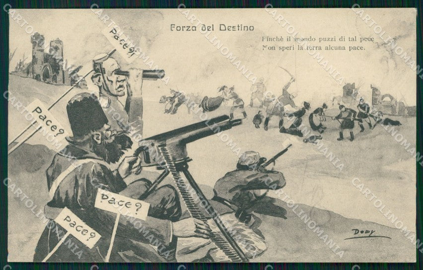 WW1 WWI Propaganda Russia Dody cartolina postcard XF7854 – fronte