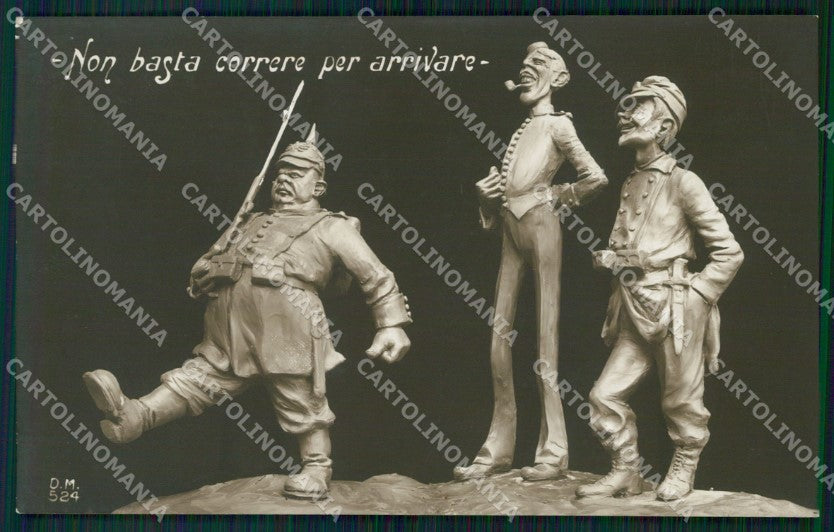 WW1 WWI Propaganda Anti German RPPC cartolina postcard XF7896 – fronte