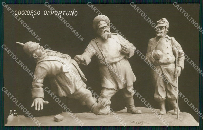 WW1 WWI Propaganda Anti German Russia RPPC cartolina postcard XF7898 – fronte