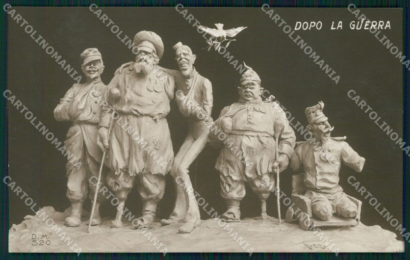 WW1 WWI Propaganda Anti German Russia RPPC cartolina postcard XF7899 – fronte