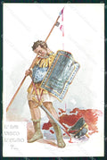 WW1 WWI Propaganda Anti German cartolina postcard XF7906 – fronte