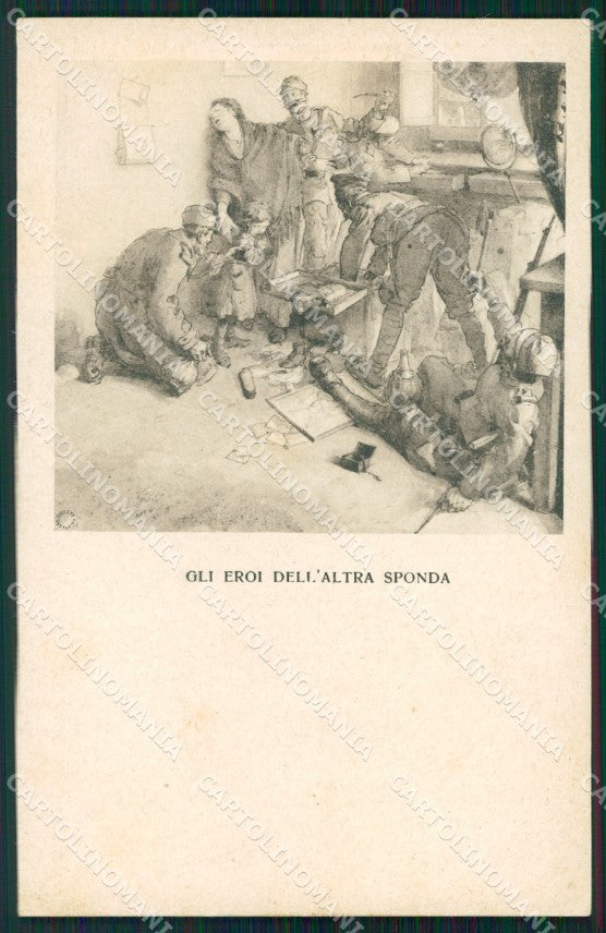 WW1 WWI Propaganda Anti Austria Comando II Armata cartolina postcard XF7921 – fronte