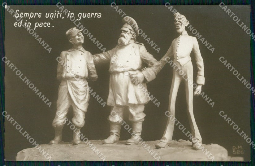 WW1 WWI Propaganda Russia RPPC cartolina postcard XF7939 – fronte