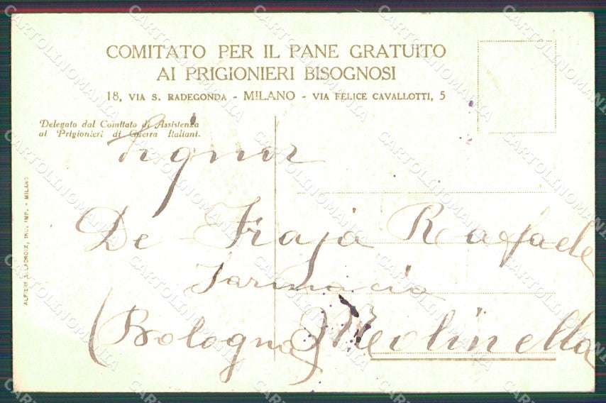 WW1 WWI Propaganda Anti Austria cartolina postcard XF7953 – retro