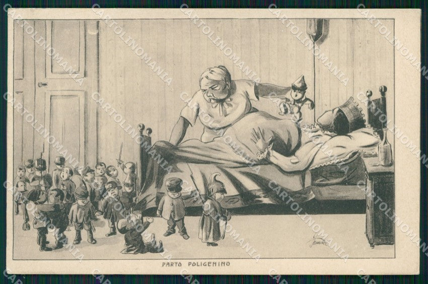 WW1 WWI Propaganda Cavalleria Alpini Bersaglieri cartolina postcard XF7971 – fronte