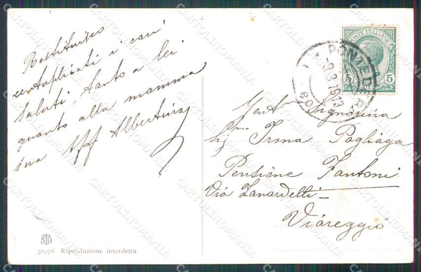 WW1 WWI Propaganda I Territoriali Soldati Dody cartolina postcard XF7976 – retro
