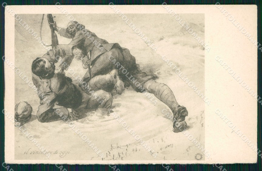 WW1 WWI Propaganda Anti Austria II Armata Gustavino cartolina postcard XF7979 – fronte