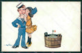 WW1 WWI Propaganda Golia Marina Children cartolina postcard XF8001 – fronte